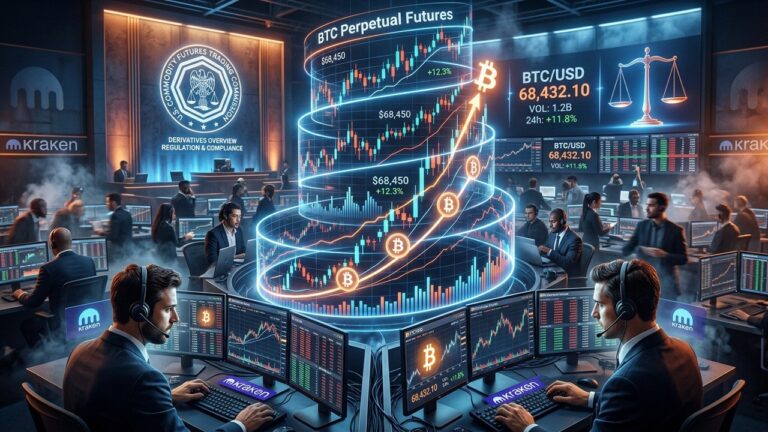 Kraken Launches Regulated Bitcoin Perpetual Futures Race