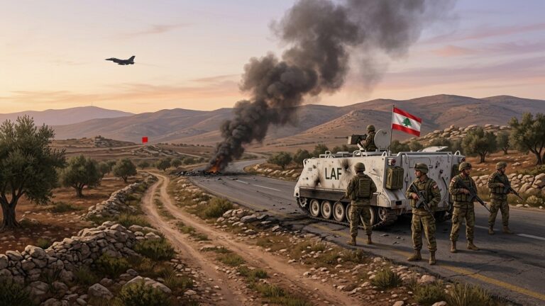 Lebanese Army Officers Killed In Israeli Airstrike On South Lebanon