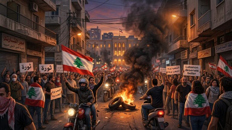 Lebanon Erupts In Protest As Hezbollah Supporters Reject Israel Peace Deal