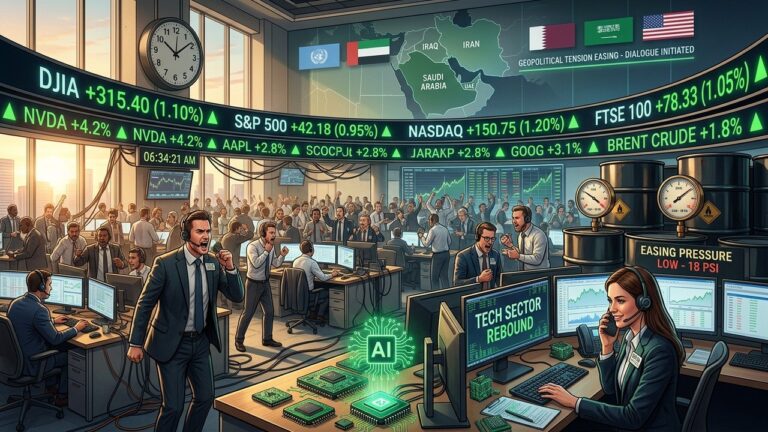 Markets Rebound Sharply as Iran Halts Operations Against Israel