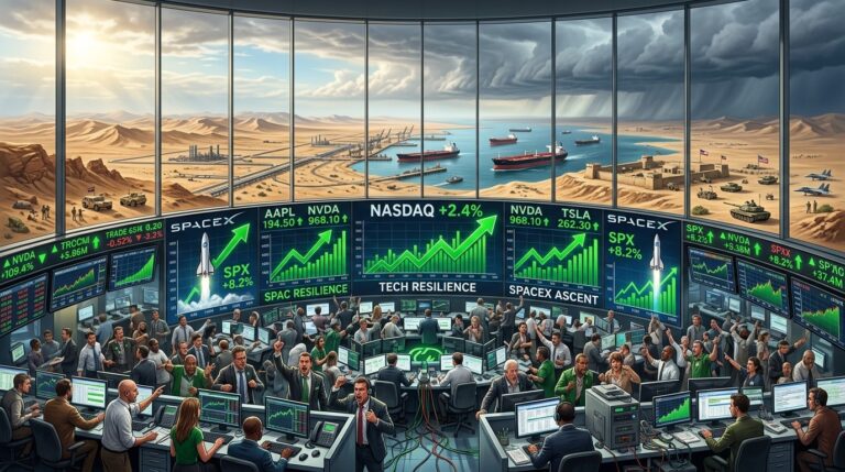 Markets Shrug Off Iran Escalation as Tech Recovery Gains Momentum