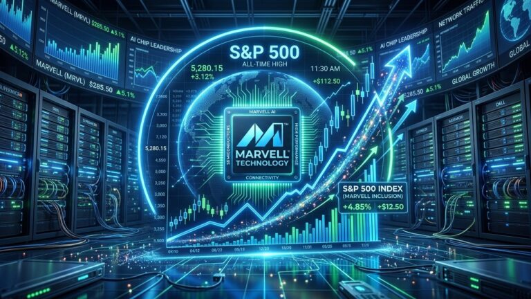 Marvell Technology Joins S&P 500: AI Chip Stock Surges on Major Milestone