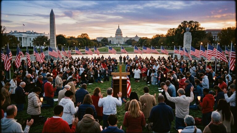 Media Hypocrisy Exposed Over White House Christian Prayer Gathering