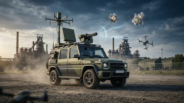 Mercedes-Benz Pivots to Defense With Anti-Drone Vehicle Partnership
