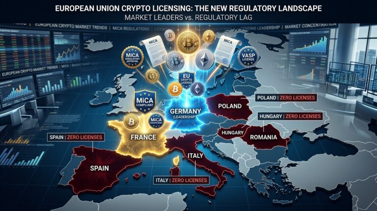 MiCA Shake-Up: Five EU States Left With Zero Crypto Licenses