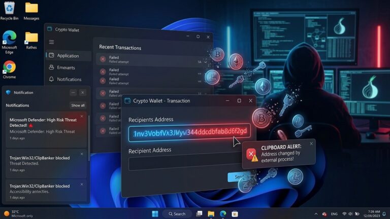 Microsoft Warns Crypto Clipper Malware Evolves Into Full Backdoor