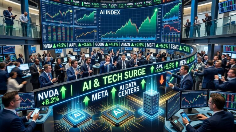 Midday Stock Movers: Big Gains in AI and Tech Shake Up Markets