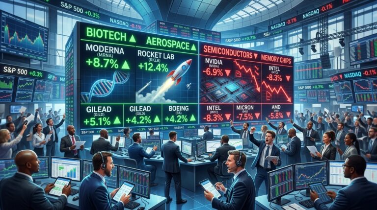 Midday Stock Moves: Big Winners and Losers Shaping Friday’s Market