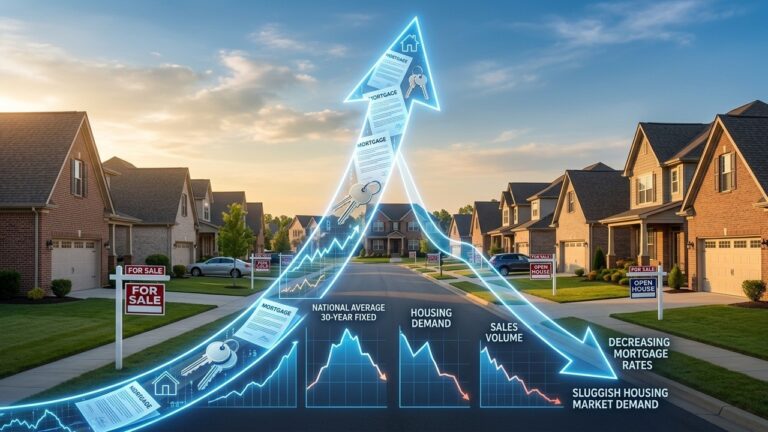 Mortgage Rates Falling Yet Home Demand Stays Weak