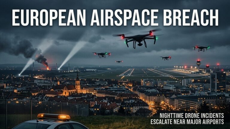Mystery Drone Incidents Disrupt EU Skies As Putin Fires Back