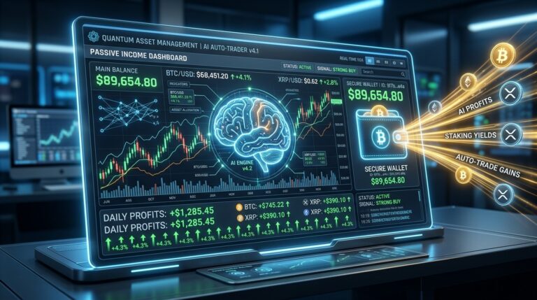 New Free AI Platform Lets BTC and XRP Holders Earn Daily Passive Income
