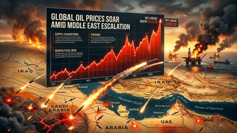 Oil Prices Surge After Iran Missile Strikes on Israel: Market Impact