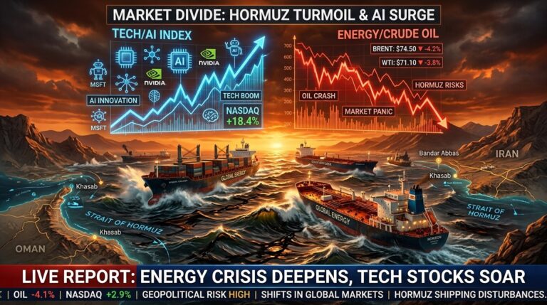 Oil Tensions Flare as Tech Winners Split from Market Pack