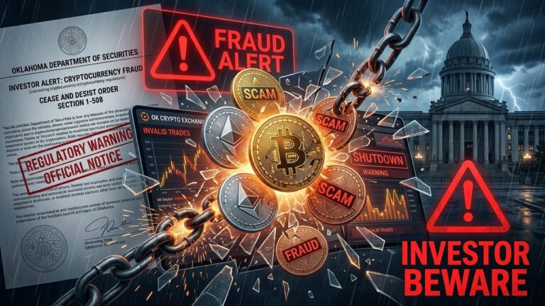 Oklahoma Warns Investors on Suspected BG Wealth Crypto Fraud