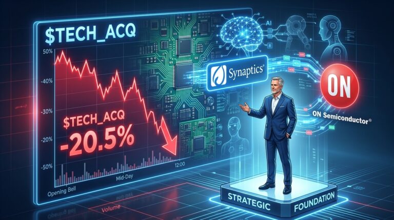 ON Semiconductor Stock Drops 20% After Synaptics Acquisition Announcement