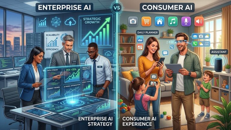 OpenAI Enterprise Focus vs Apple Google Consumer AI Push