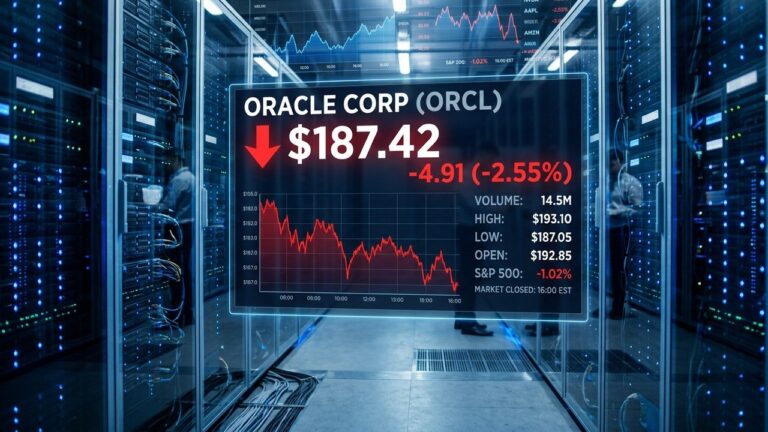 Oracle Stock Falls on AI Funding Plans Despite Earnings Beat