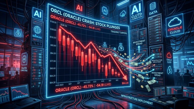 Oracle Stock Tumbles 11% on Massive Capital Raise and Cash Concerns