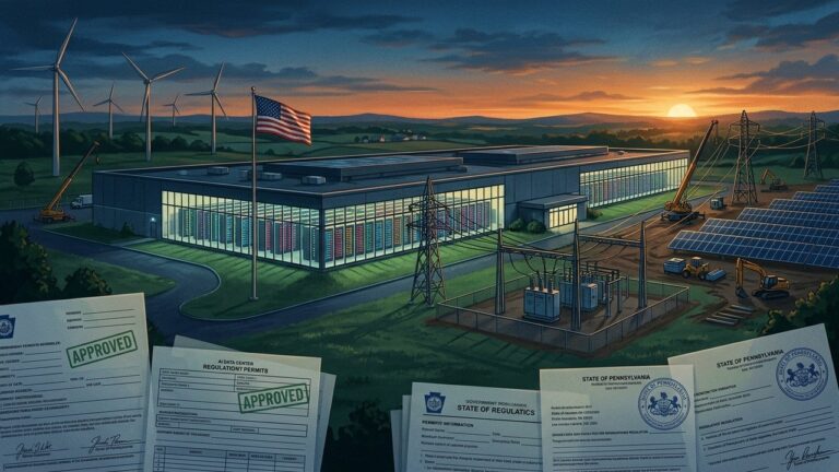PDrafting the blog post contentennsylvania Sets Tough New Standards for AI Data Centers