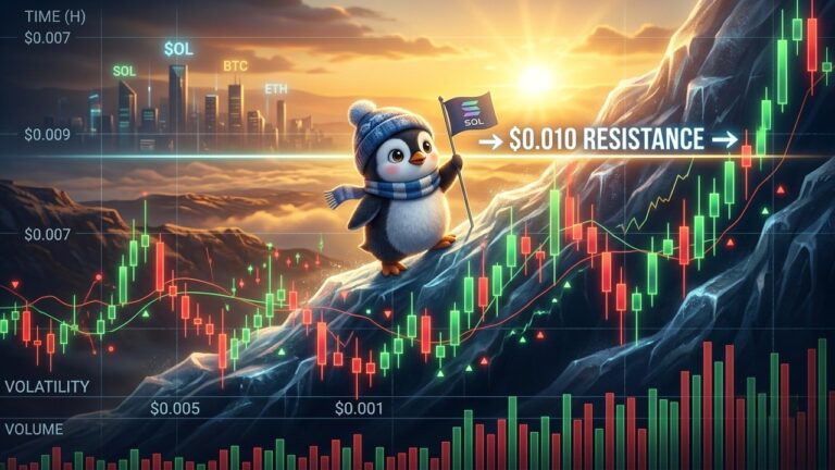 PENGU Price Could Turn Bullish If Buyers Reclaim $0.010 Level