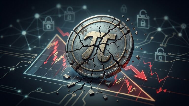 Pi Network Price Risks New All-Time Low as Bearish Pattern Emerges