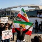 Protests Hit LA as Iranian Soccer Team Lands for World Cup Clash