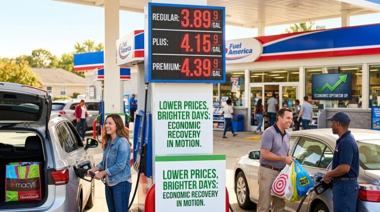 Retail Optimism Rises as Gas Prices Tumble Below Key Threshold