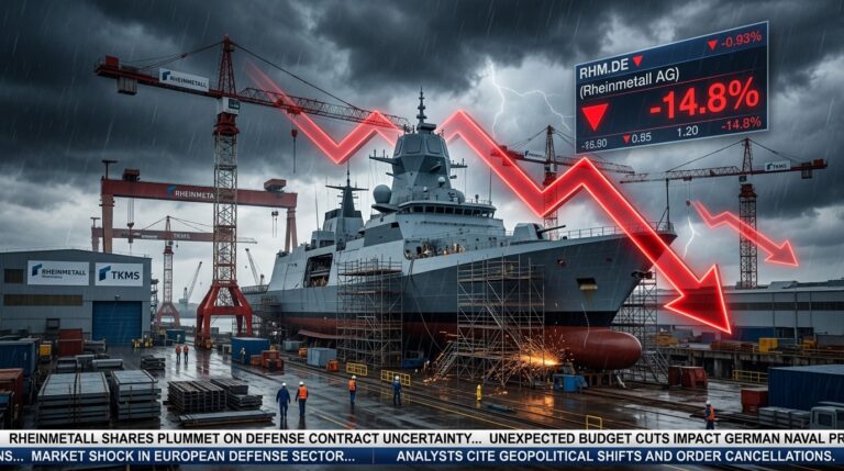 Rheinmetall Shares Plunge After Germany Cancels Frigate Program