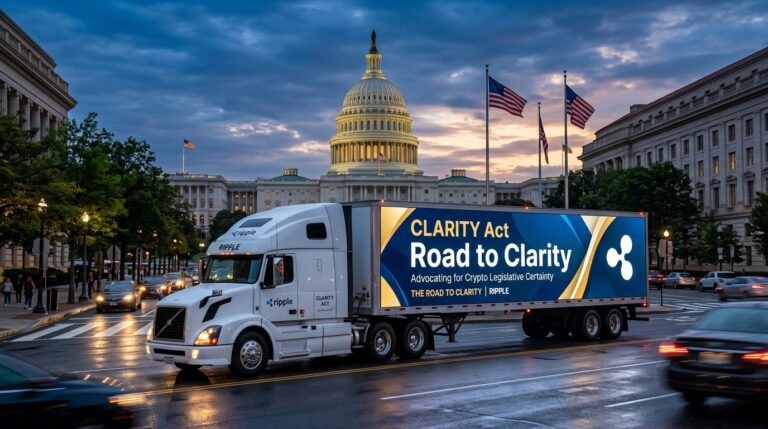 Ripple Advances CLARITY Act With DC Truck Campaign Amid Senate Delays