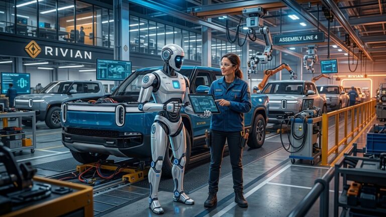 Rivian CEO Charts Different Path in Humanoid Robotics Than Elon Musk
