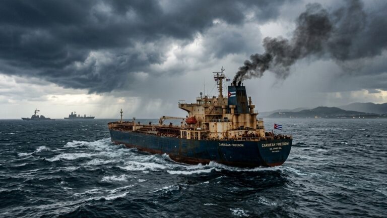 Russian Oil Tanker Challenges US Cuba Blockade Amid Fuel Crisis