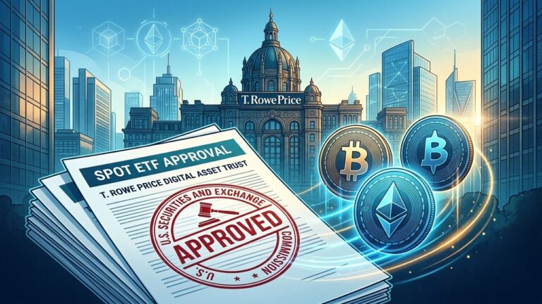 SEC Approves T. Rowe PriceDrafting the crypto ETF blog post Crypto ETF With BTC ETH XRP Exposure