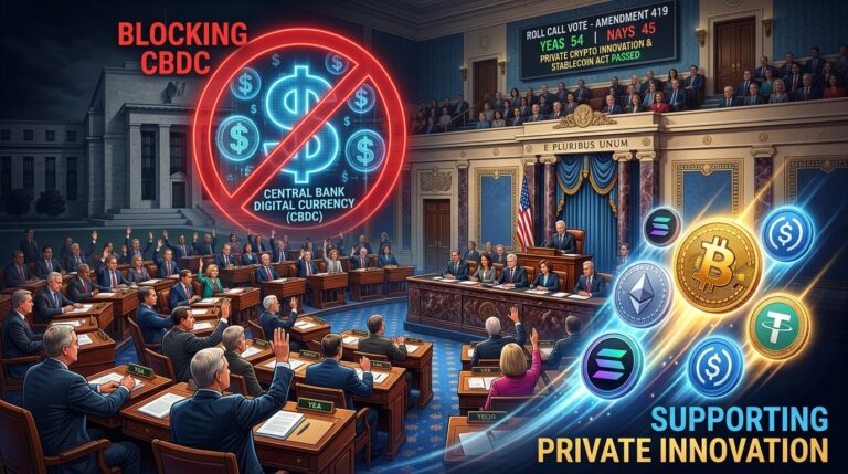 Senate Passes Housing Bill With Four-Year Fed CBDC Ban