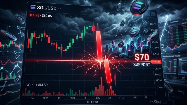 Solana Price at Risk: What Happens If $70 Support Breaks