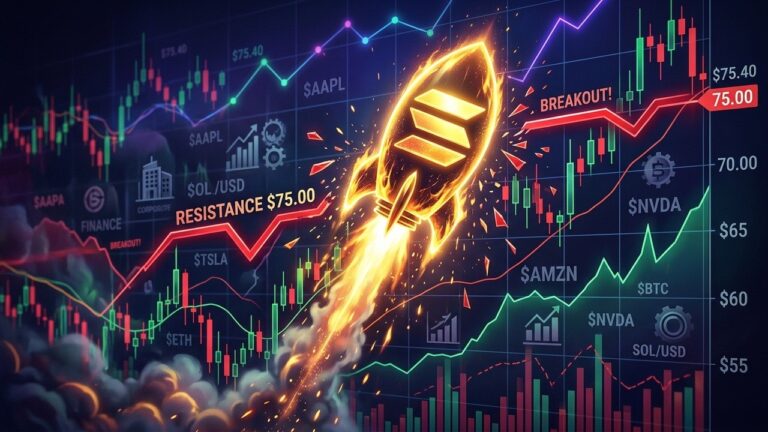 Solana Surges 20 Percent Before Hitting Key Resistance as Bulls Eye 78 Dollars