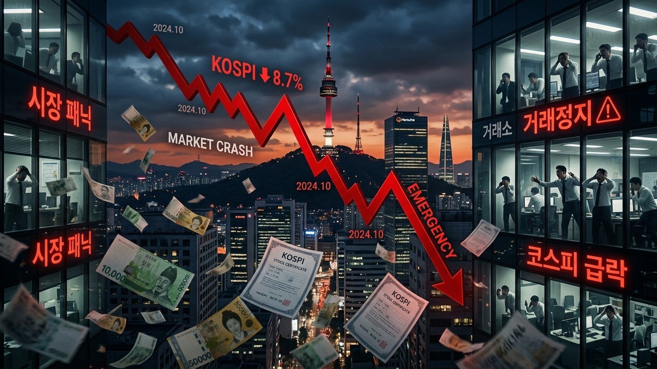 South Korea Stocks Plunge as Margin Calls Trigger Market Chaos