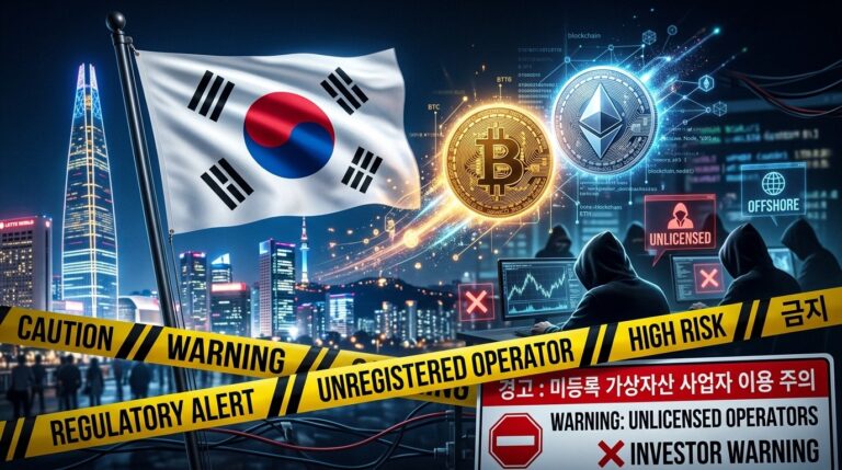 South Korea Warns Users About 40 Unregistered Crypto Operators