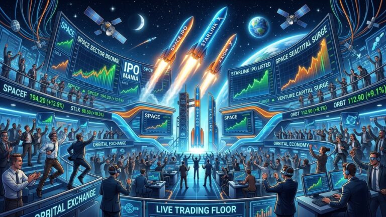 Space Stocks Surge as Investors Chase SpaceX IPO Exposure