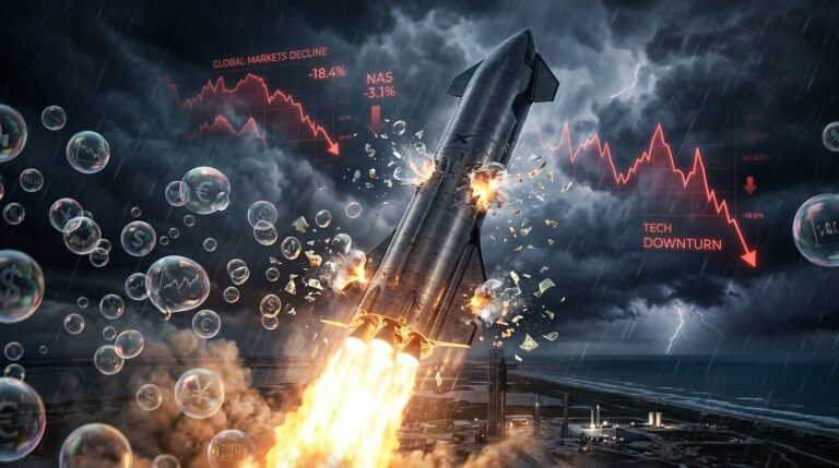 SpaceX Bond Sale Triggers Fresh Bubble Warnings Amid Stock Slide