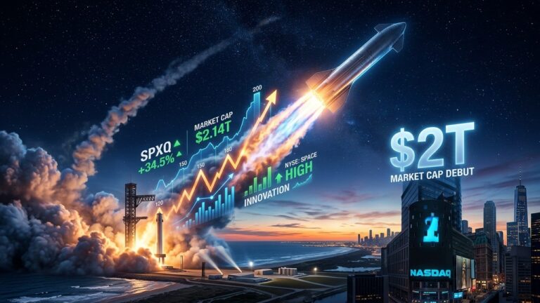 SpaceX Debut Set to Soar Past $2 Trillion Market Cap