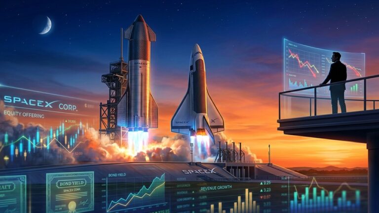 SpaceX Eyes $20 Billion Bond Deal as Musk Faces Sharp Stock Selloff