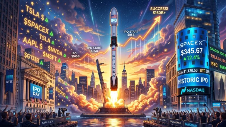 SpaceX IPO: Historic $75 Billion Launch Reshapes Markets