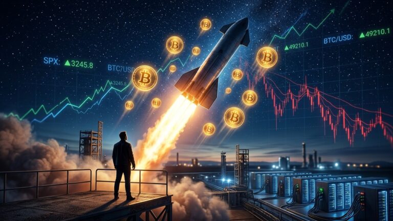 SpaceX IPO Tests Bitcoin Exposure as Liquidity Concerns Mount