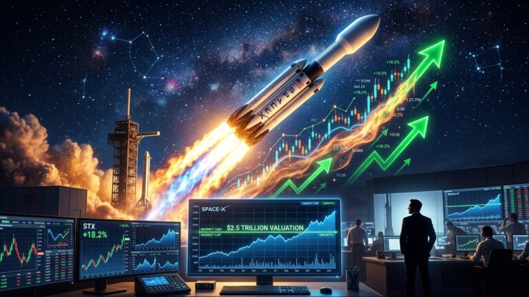 SpaceX Shares Hold Steady After Strong Rally Post Historic IPO