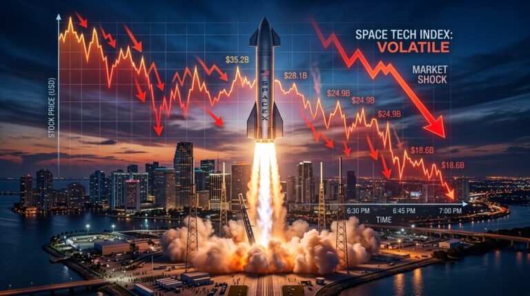 SpaceX Stock Drops Over 2% After Massive $400 Billion Selloff
