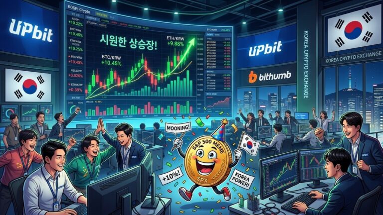 SPXWriting the crypto blog article6900 Jumps Nearly 10% With Upbit and Bithumb Korean Listings