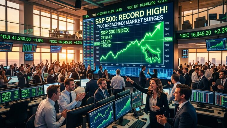 Stock Market Today: S&P 500 Surges PastPlanning the stock market blog post structure 7600 to Fresh Record High