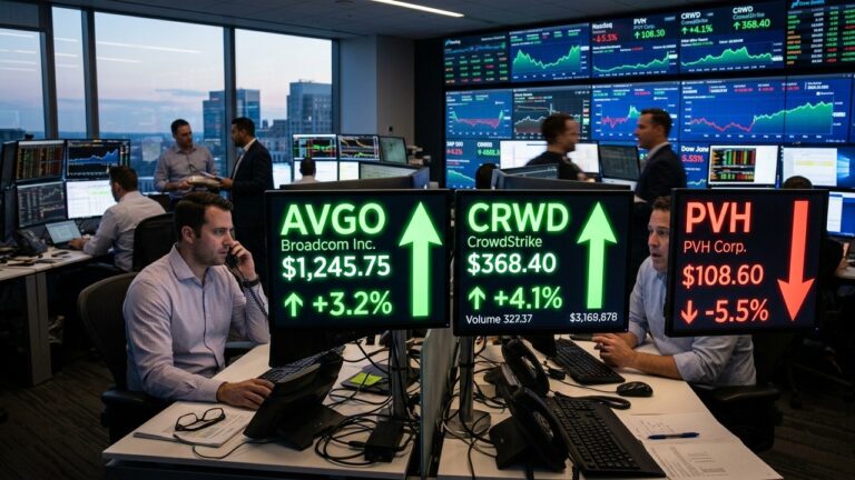 Stocks Making Biggest After Hours Moves Today: AVGO CRWD PVH Updates