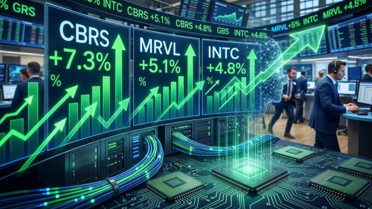 Stocks Making Biggest Midday Moves: CereDrafting the finance blog articlebras, Marvell, Intel Shine