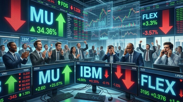 Stocks Making Biggest Midday Moves: MU, IBM, FLEX & More Today
